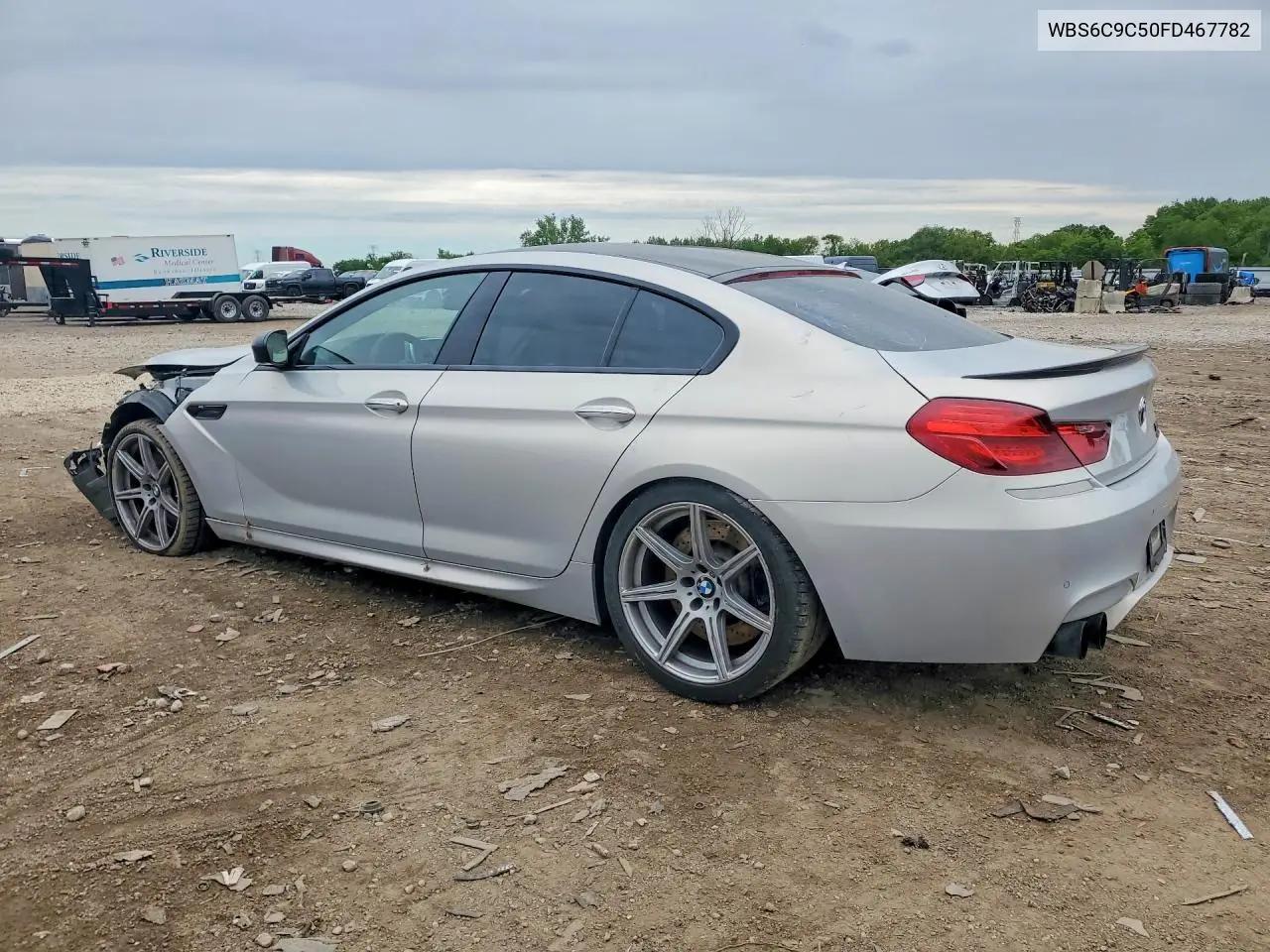 2015 BMW M6 Gran Coupe VIN: WBS6C9C50FD467782 Lot: 55622416
