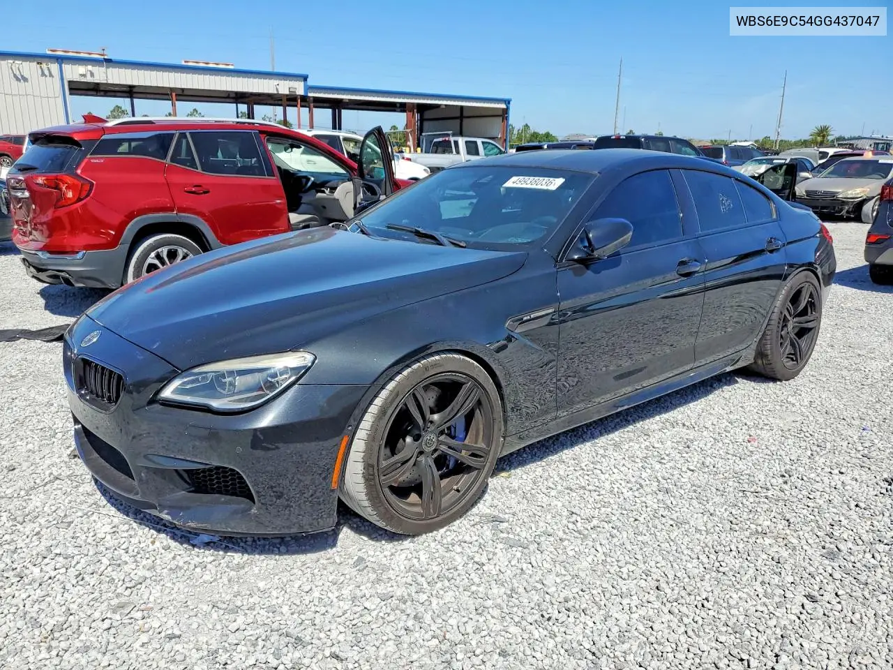 2016 BMW M6 Gran Coupe VIN: WBS6E9C54GG437047 Lot: 49938036