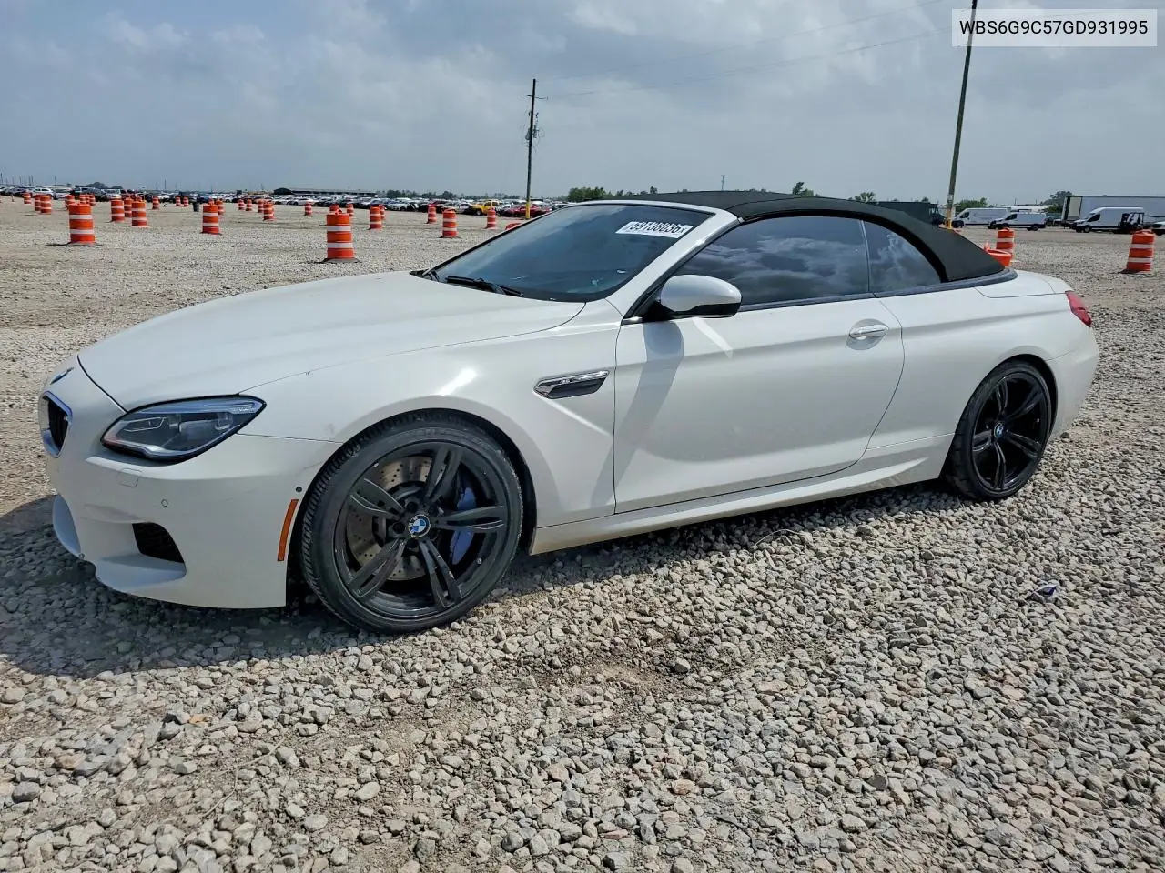 2016 BMW M6 VIN: WBS6G9C57GD931995 Lot: 59138036
