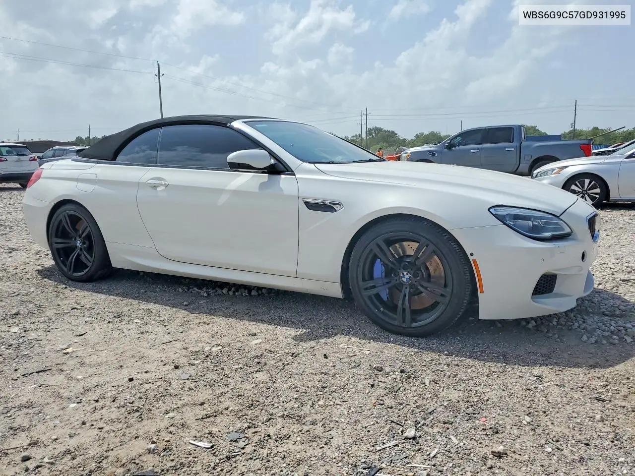 2016 BMW M6 VIN: WBS6G9C57GD931995 Lot: 59138036