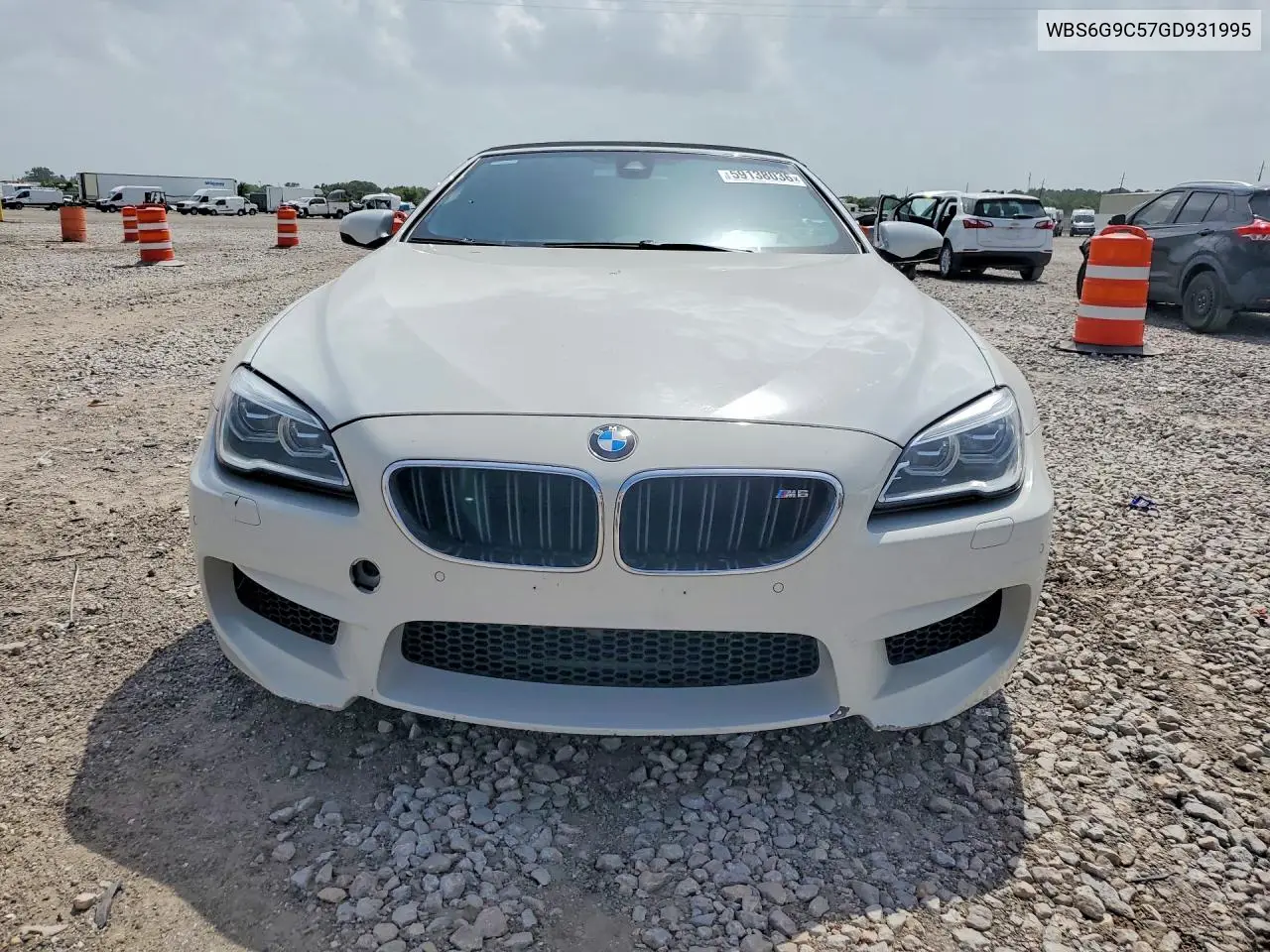 2016 BMW M6 VIN: WBS6G9C57GD931995 Lot: 59138036