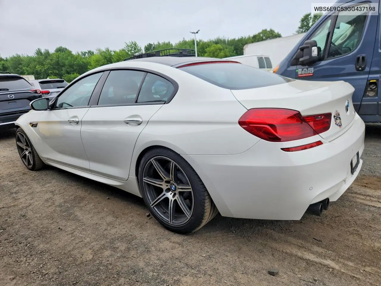 2016 BMW M6 Gran Coupe VIN: WBS6E9C53GG437198 Lot: 61673206