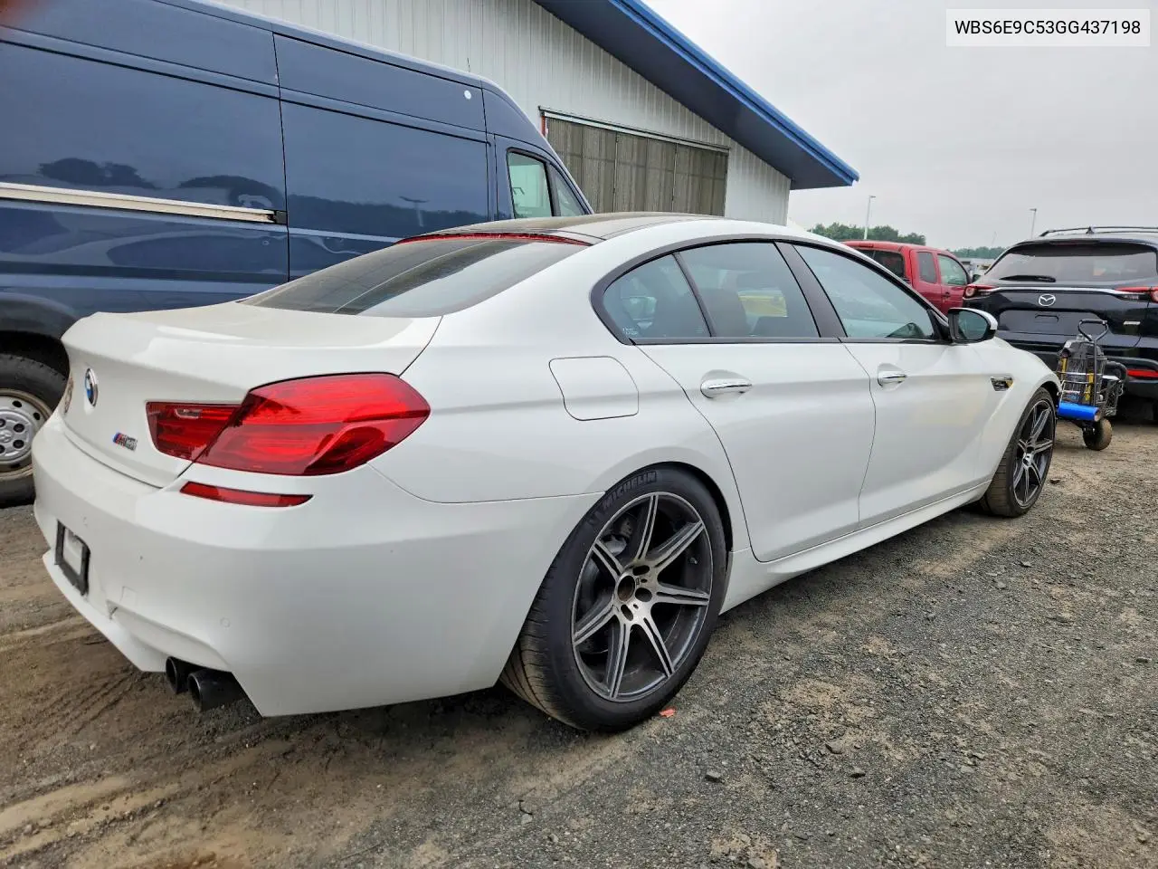 2016 BMW M6 Gran Coupe VIN: WBS6E9C53GG437198 Lot: 61673206