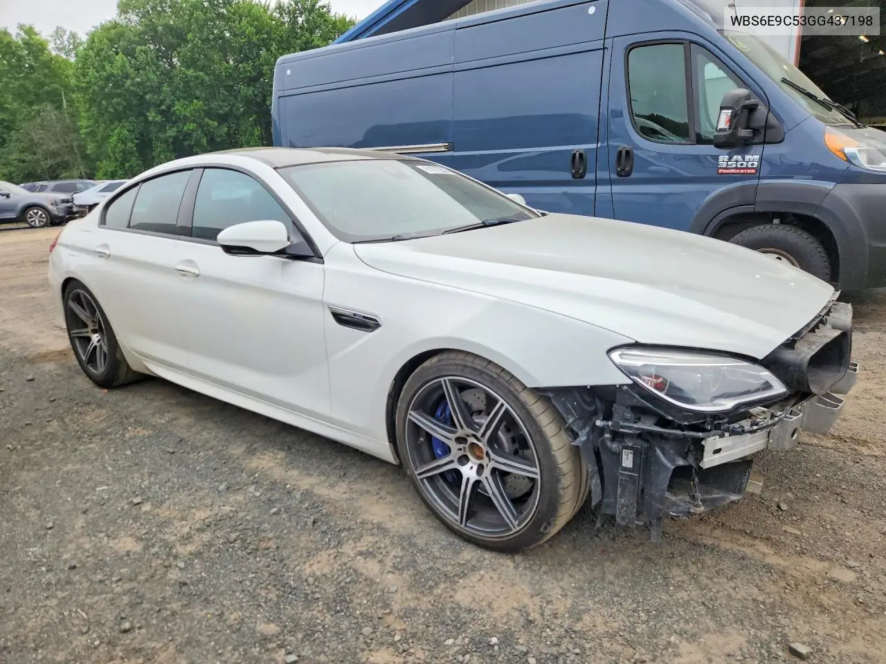 2016 BMW M6 Gran Coupe VIN: WBS6E9C53GG437198 Lot: 61673206