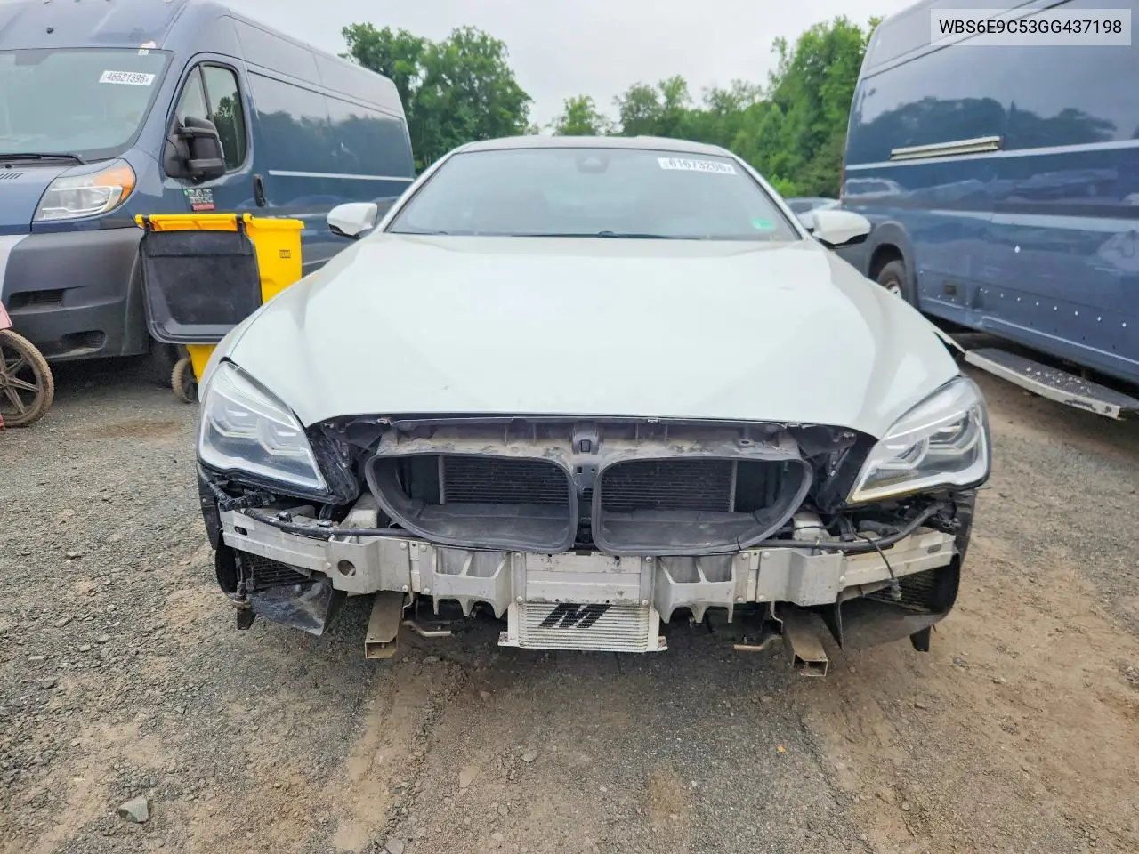 2016 BMW M6 Gran Coupe VIN: WBS6E9C53GG437198 Lot: 61673206