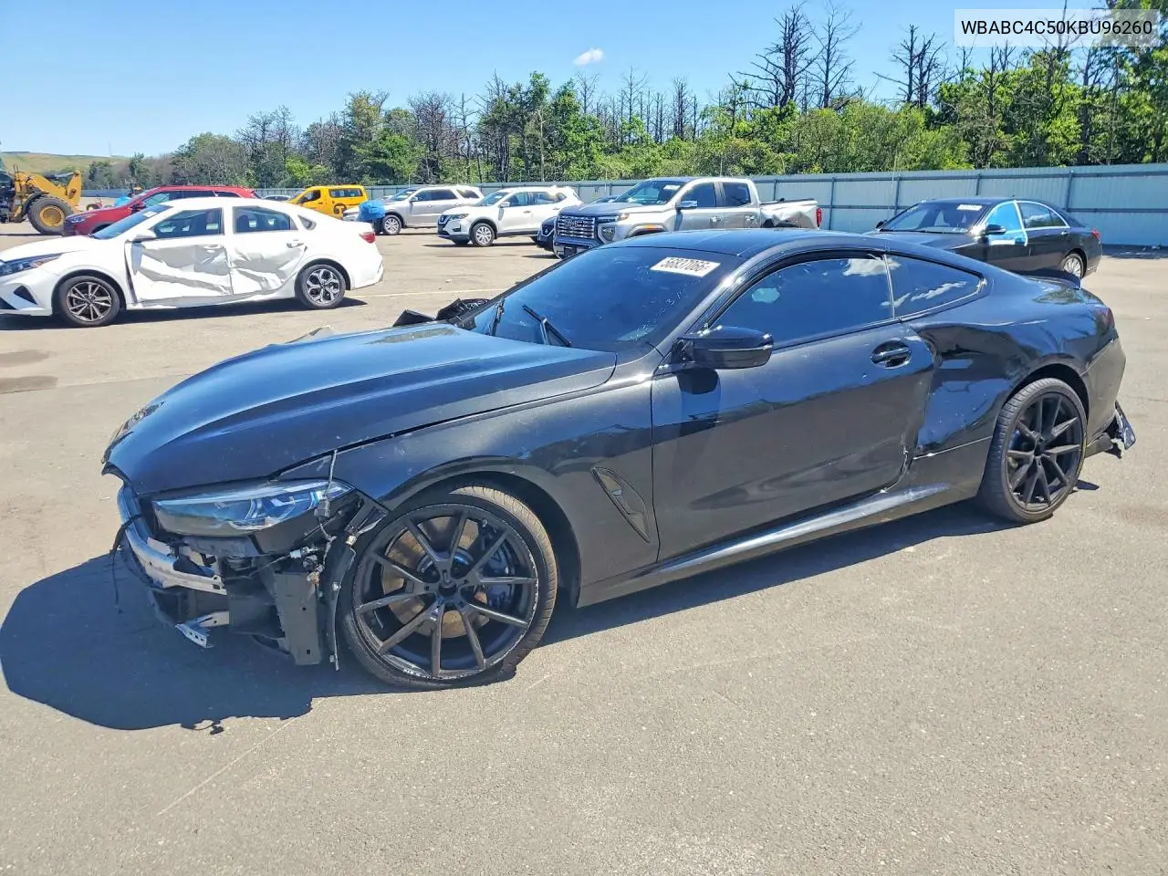 2019 BMW M850Xi VIN: WBABC4C50KBU96260 Lot: 56837066
