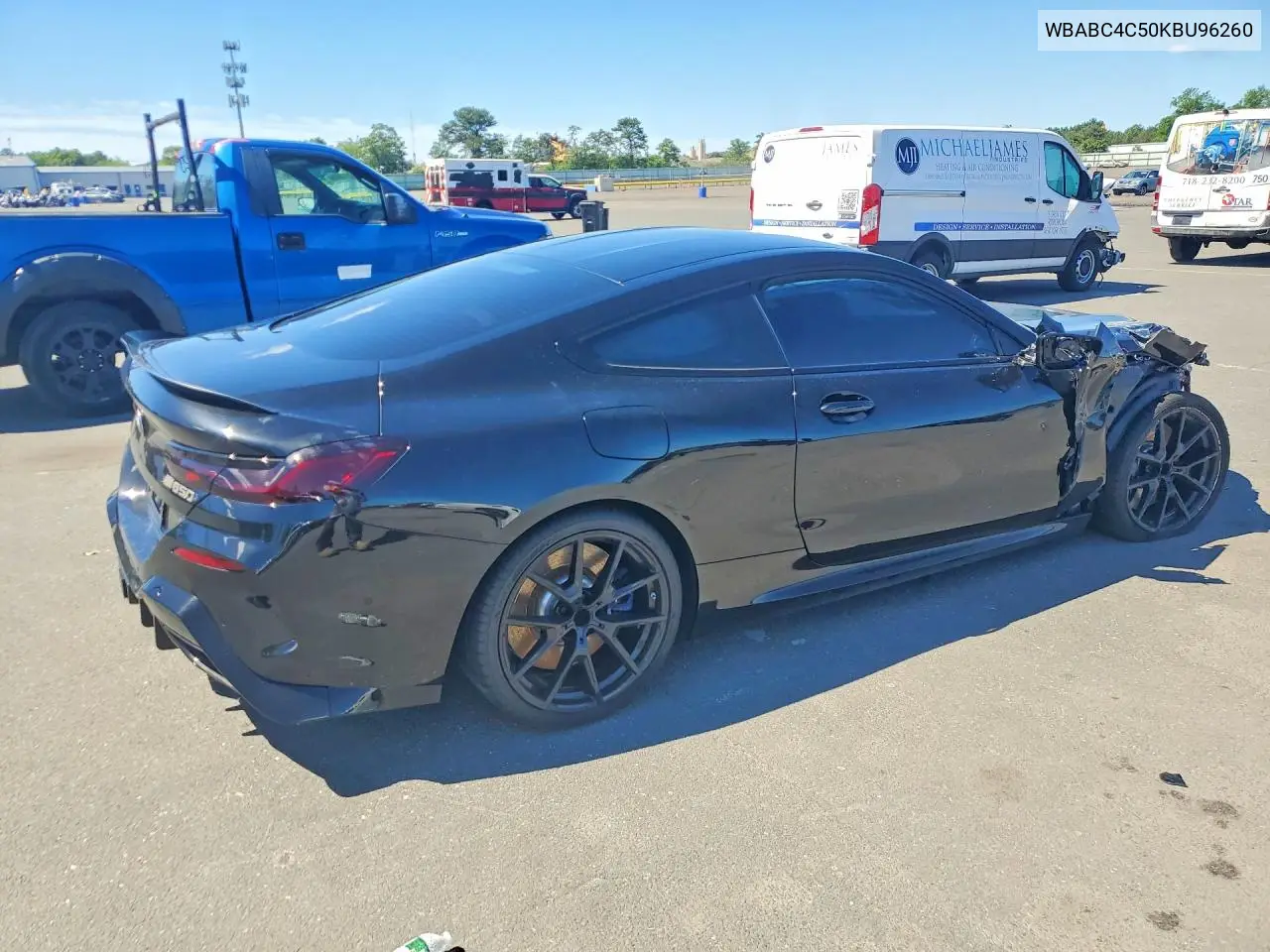 2019 BMW M850Xi VIN: WBABC4C50KBU96260 Lot: 56837066