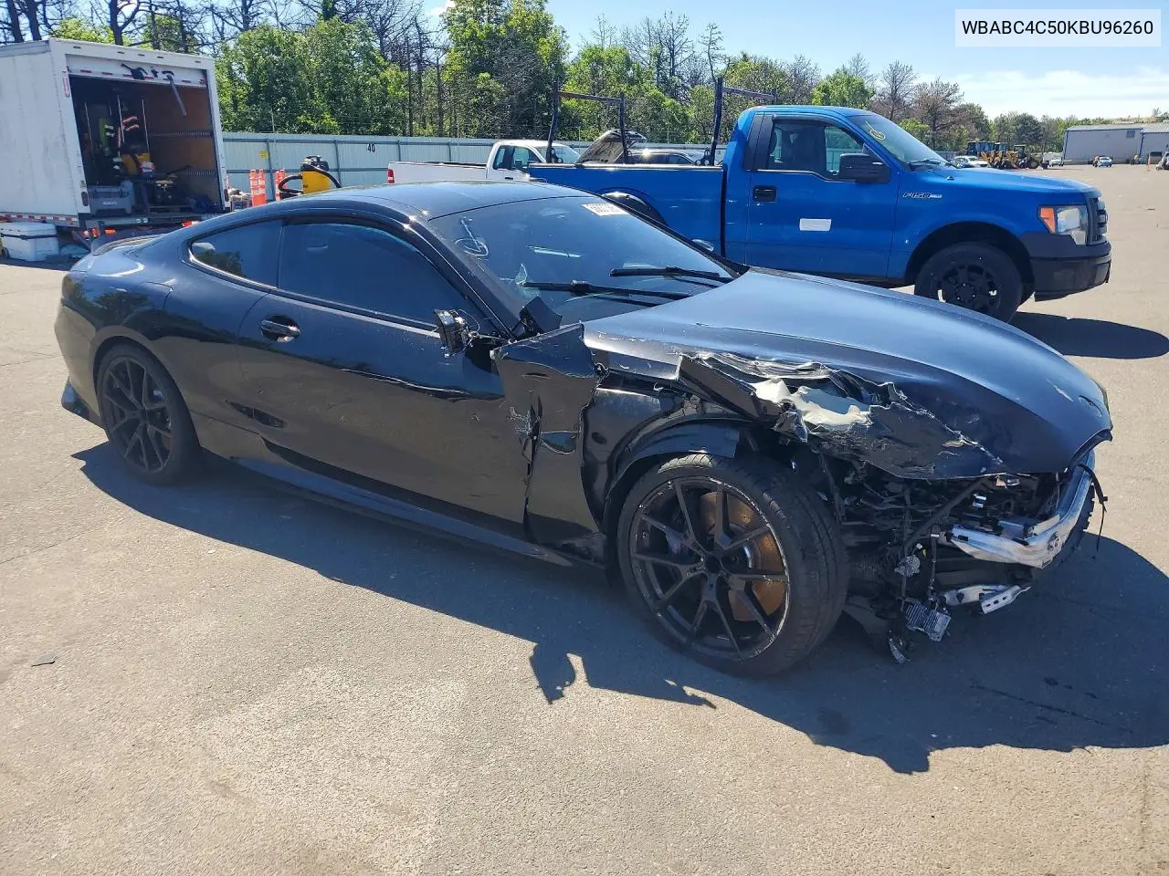 2019 BMW M850Xi VIN: WBABC4C50KBU96260 Lot: 56837066
