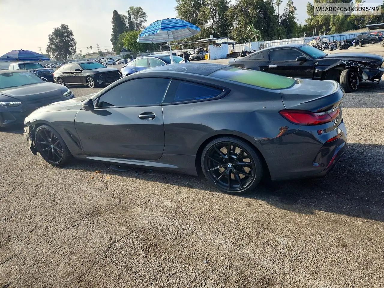 2019 BMW M850Xi VIN: WBABC4C58KBU95499 Lot: 58595136