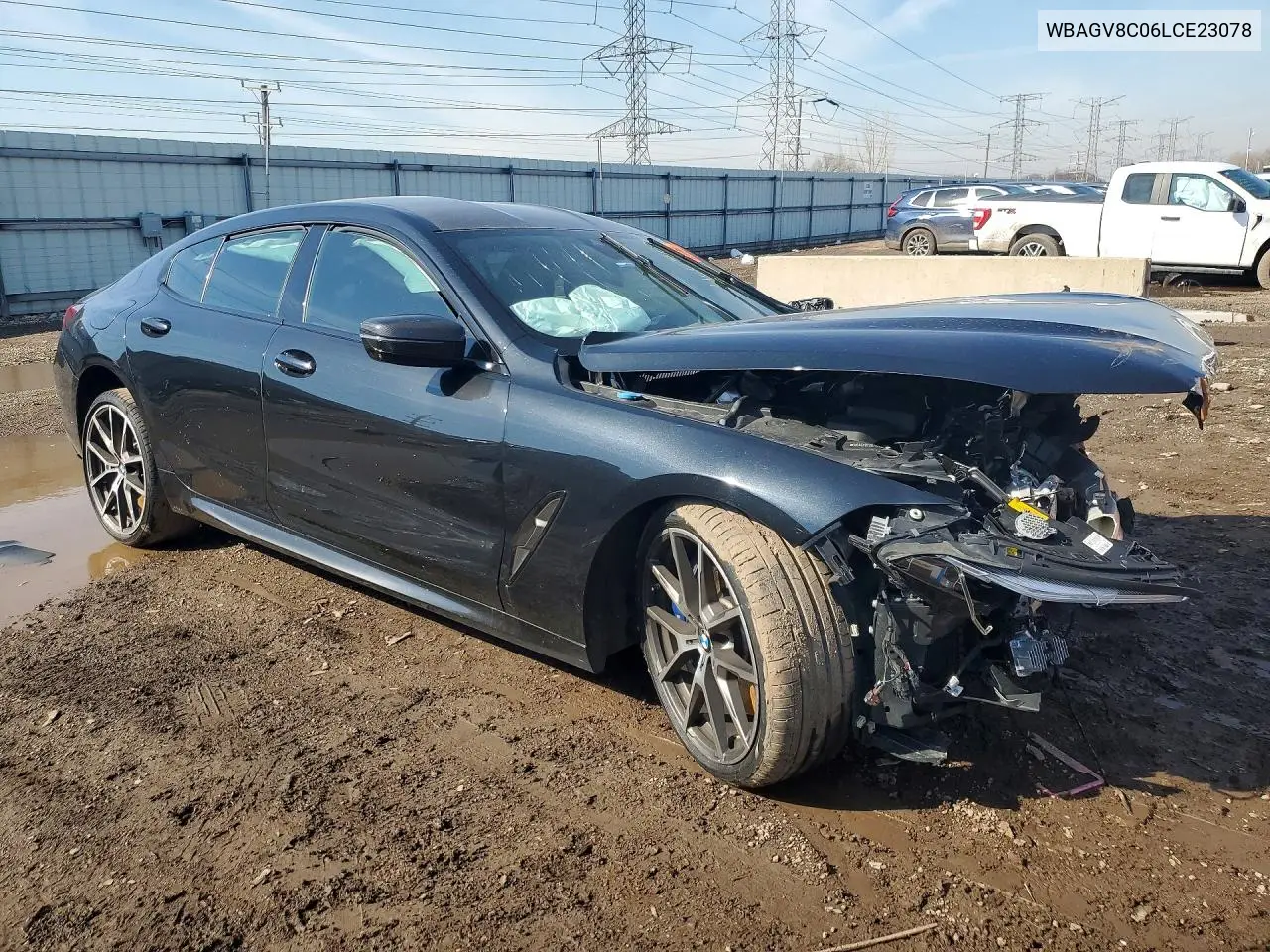 2020 BMW M850Xi VIN: WBAGV8C06LCE23078 Lot: 46633696