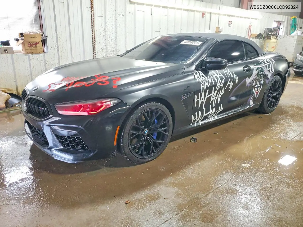 2020 BMW M8 VIN: WBSDZ0C06LCD92824 Lot: 46869576