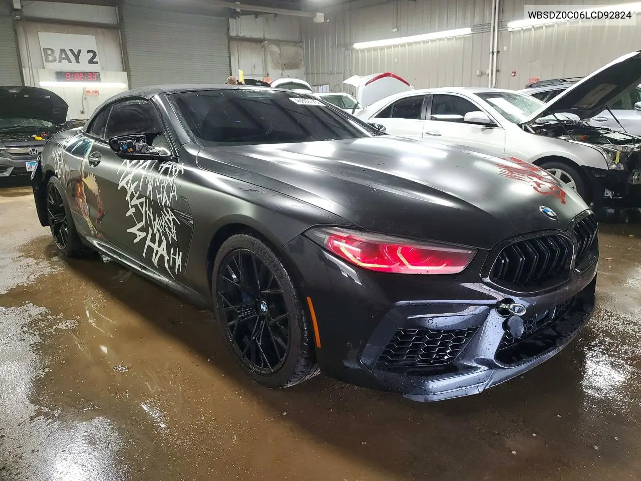2020 BMW M8 VIN: WBSDZ0C06LCD92824 Lot: 46869576