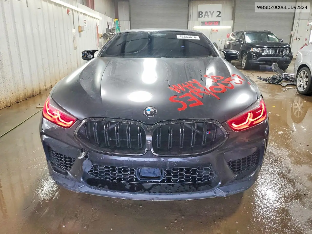 2020 BMW M8 VIN: WBSDZ0C06LCD92824 Lot: 46869576
