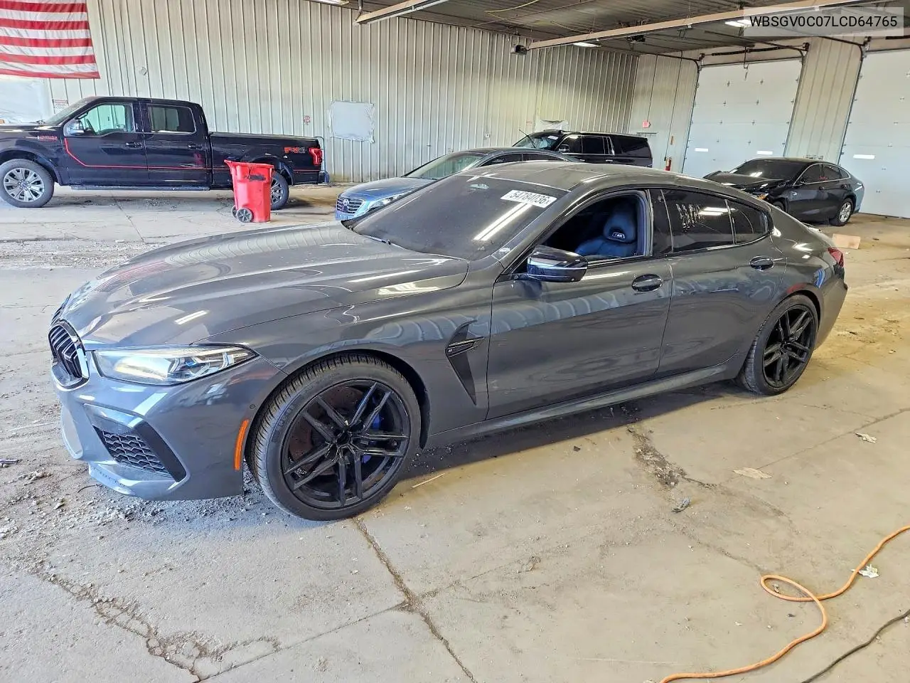 2020 BMW M8 VIN: WBSGV0C07LCD64765 Lot: 54784036