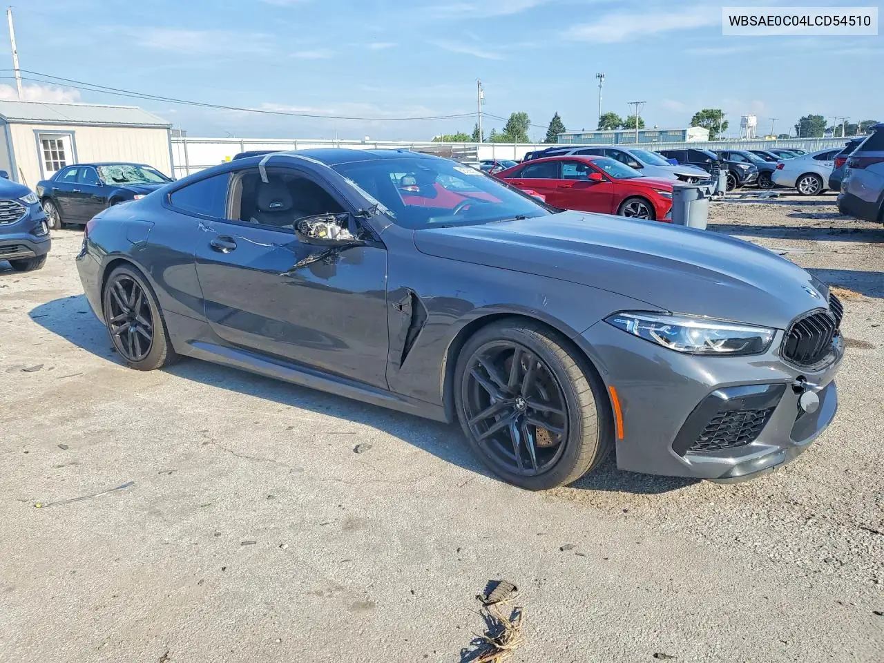 2020 BMW M8 VIN: WBSAE0C04LCD54510 Lot: 59792526