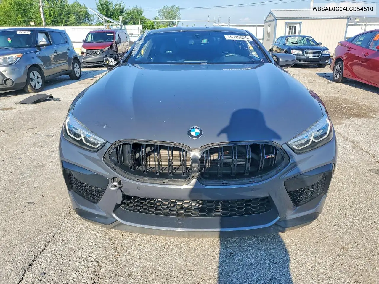2020 BMW M8 VIN: WBSAE0C04LCD54510 Lot: 59792526
