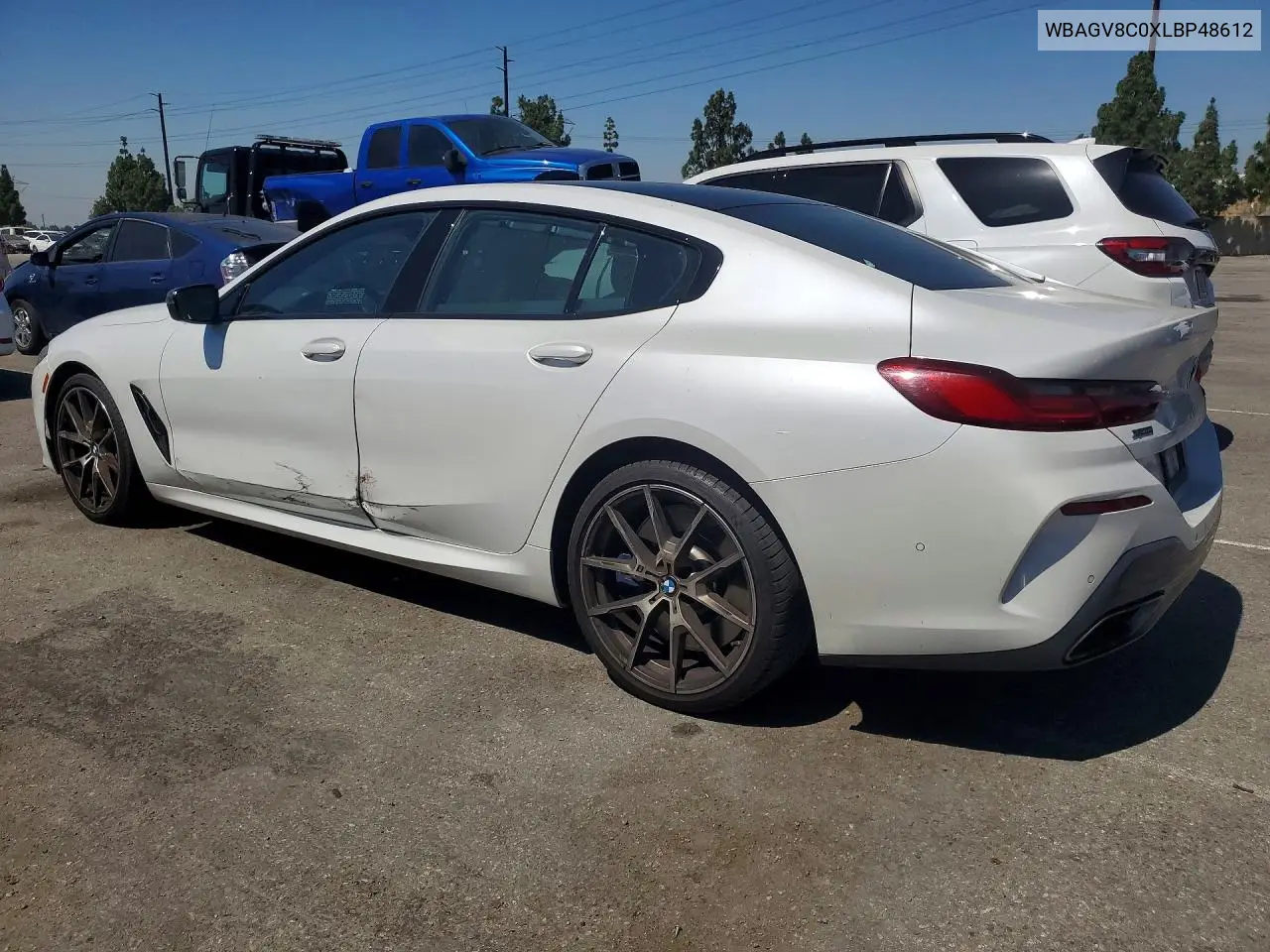 2020 BMW M850Xi VIN: WBAGV8C0XLBP48612 Lot: 60203866