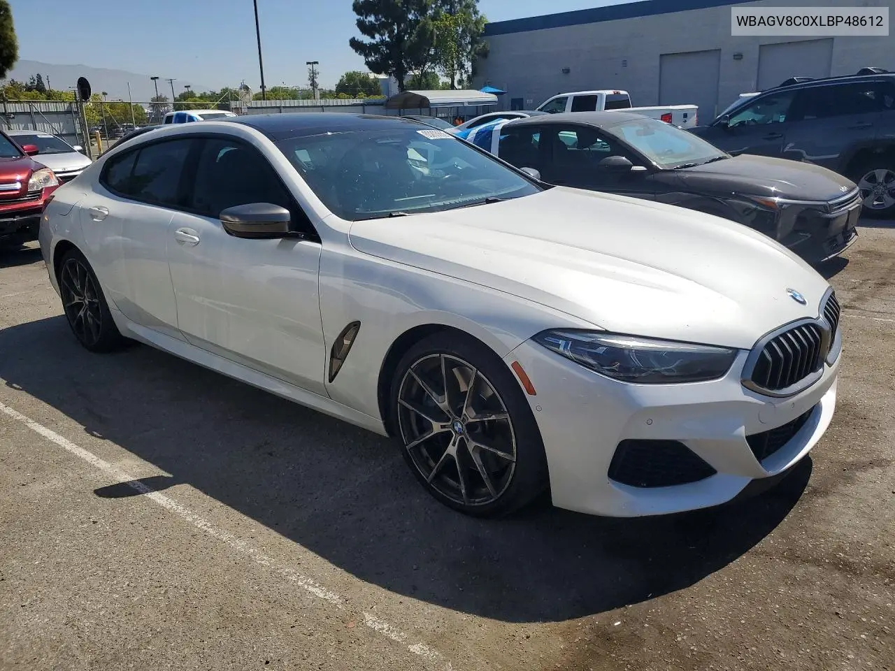 2020 BMW M850Xi VIN: WBAGV8C0XLBP48612 Lot: 60203866
