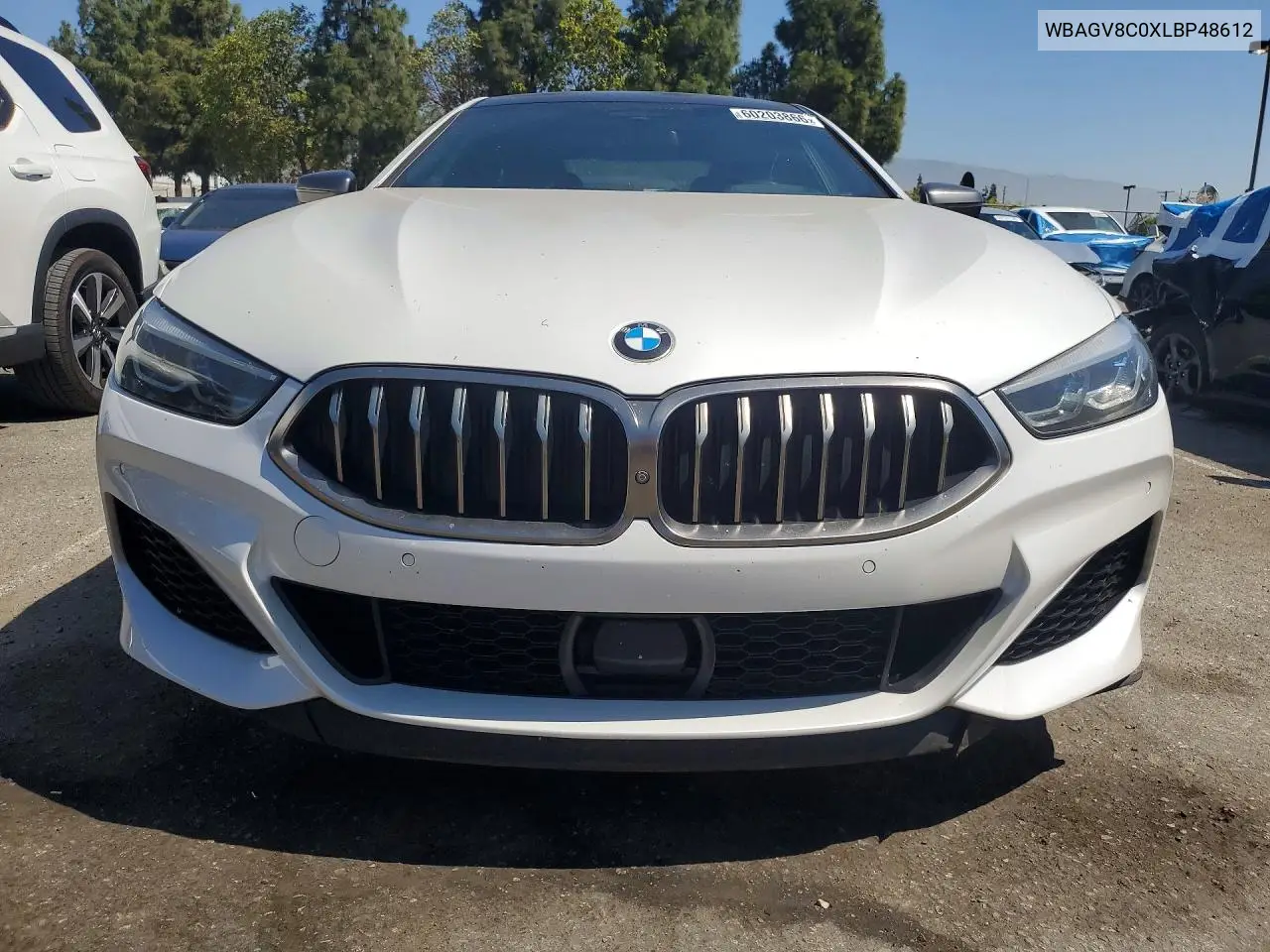 2020 BMW M850Xi VIN: WBAGV8C0XLBP48612 Lot: 60203866
