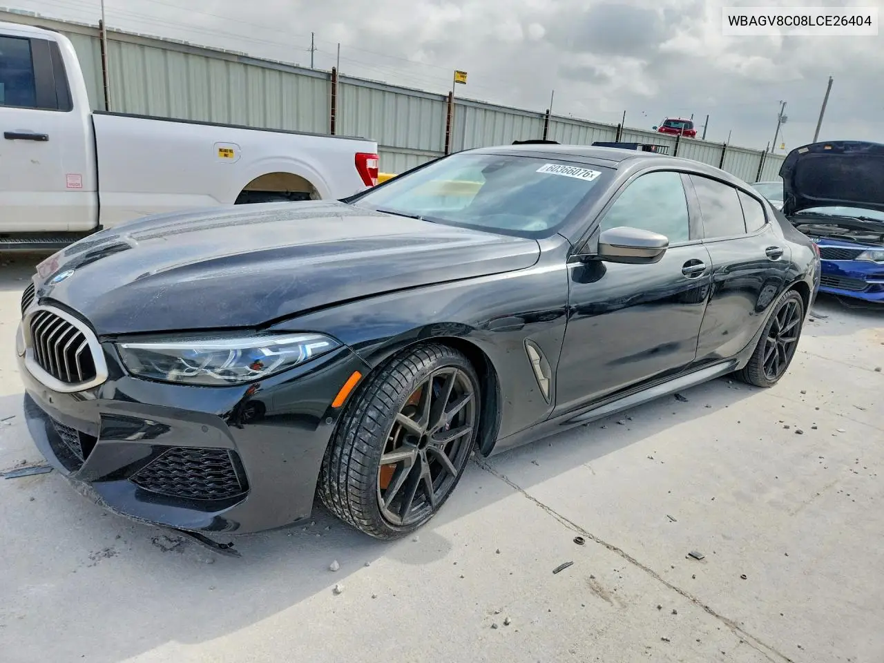 2020 BMW M850Xi VIN: WBAGV8C08LCE26404 Lot: 60366076