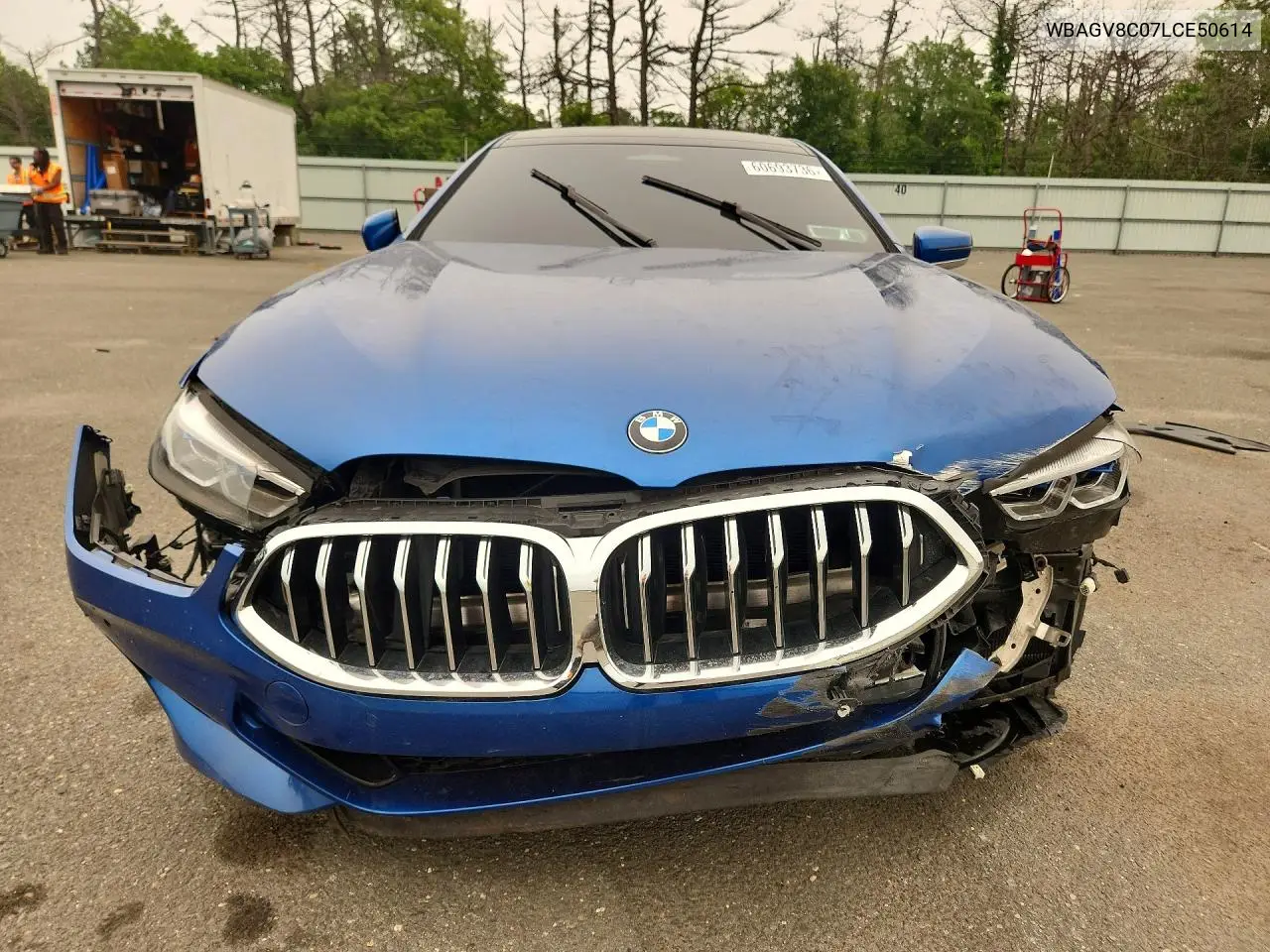 2020 BMW M850Xi VIN: WBAGV8C07LCE50614 Lot: 60693736