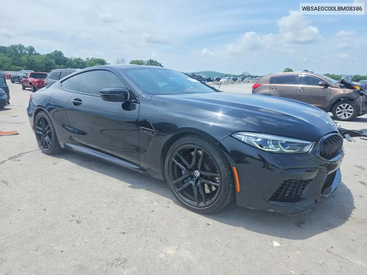 2020 BMW M8 VIN: WBSAE0C00LBM08386 Lot: 61771706
