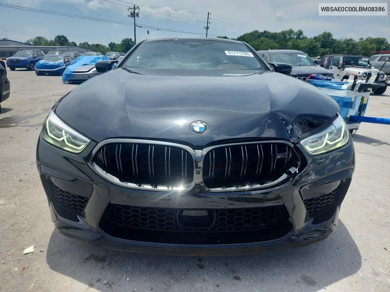 2020 BMW M8 VIN: WBSAE0C00LBM08386 Lot: 61771706