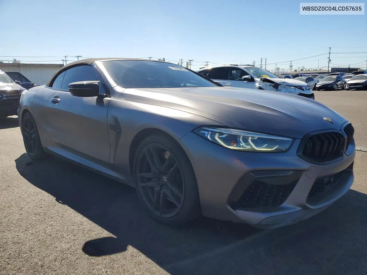 2020 BMW M8 VIN: WBSDZ0C04LCD57635 Lot: 77618455
