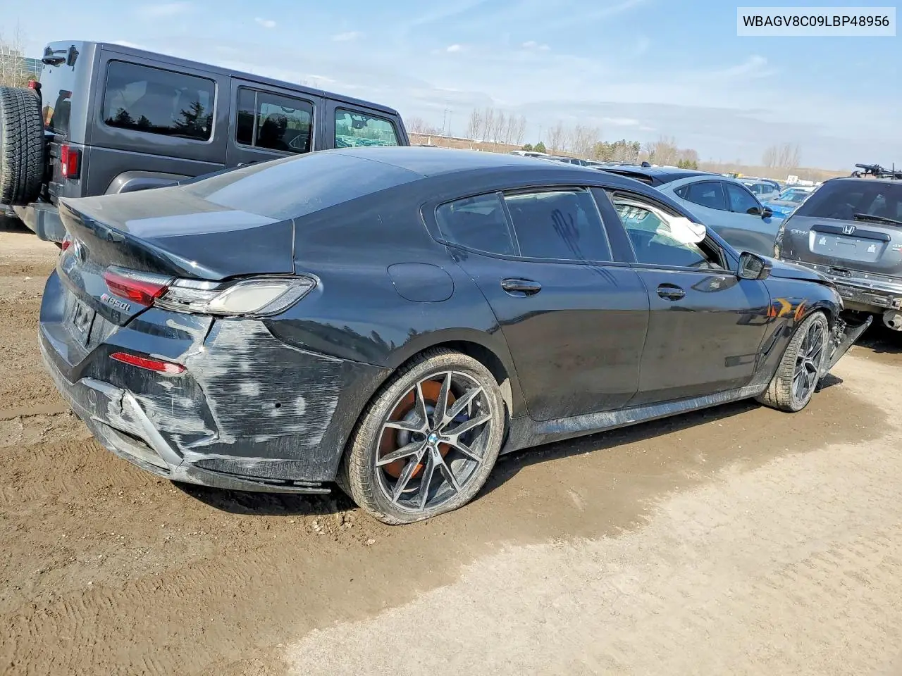 2020 BMW M850Xi VIN: WBAGV8C09LBP48956 Lot: 79568445
