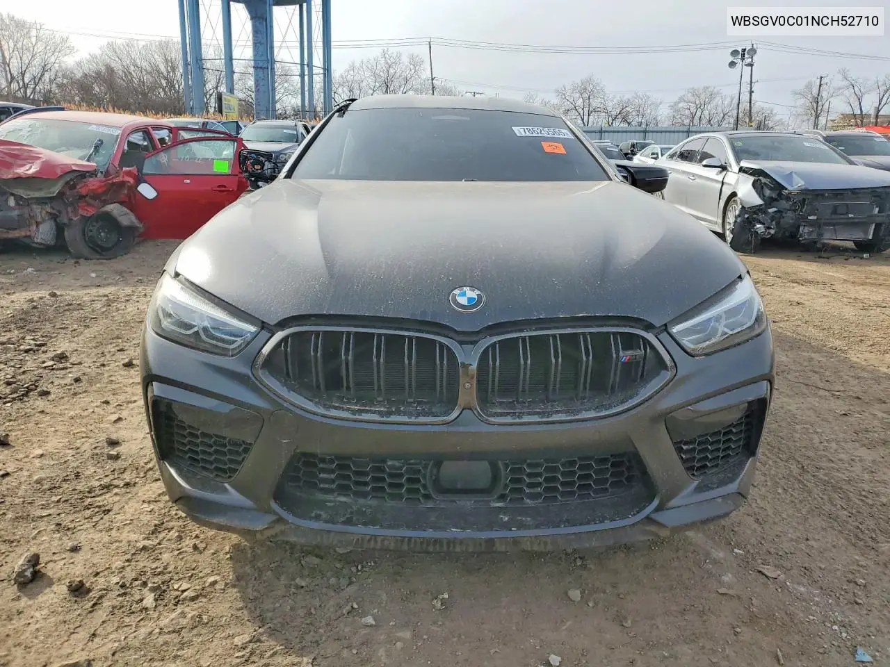 2022 BMW M8 VIN: WBSGV0C01NCH52710 Lot: 47619386