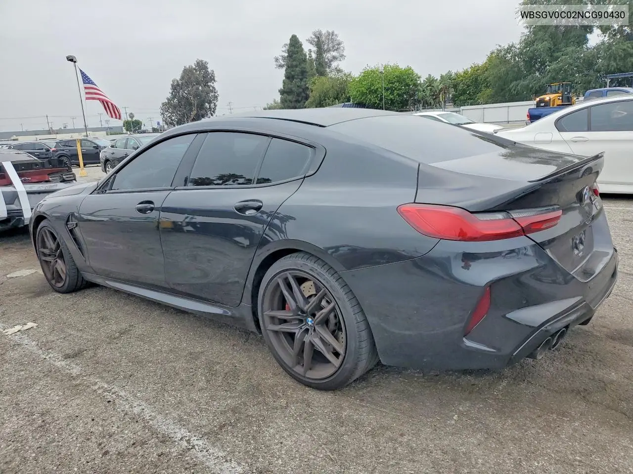 2022 BMW M8 VIN: WBSGV0C02NCG90430 Lot: 51882476