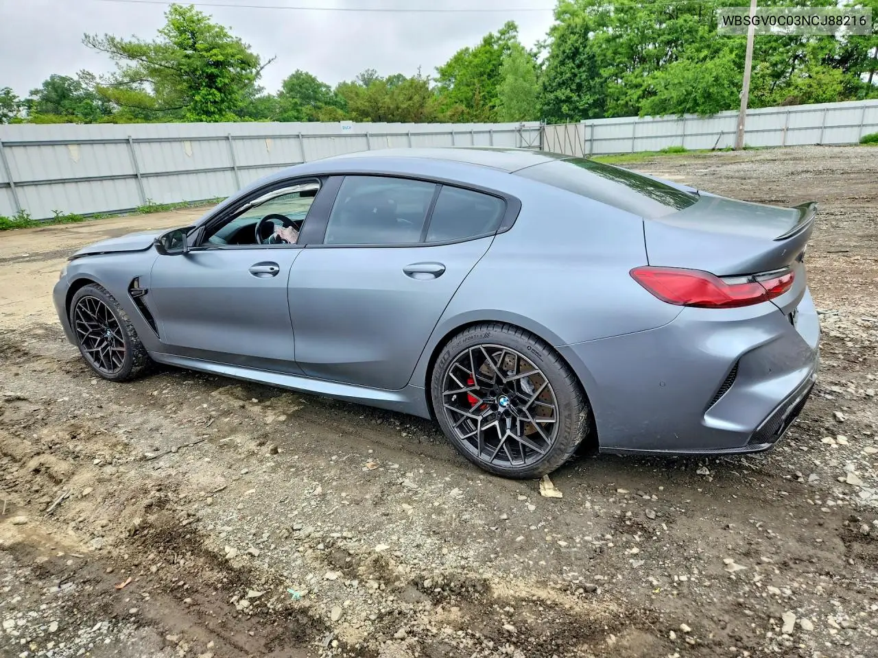 2022 BMW M8 VIN: WBSGV0C03NCJ88216 Lot: 55026116