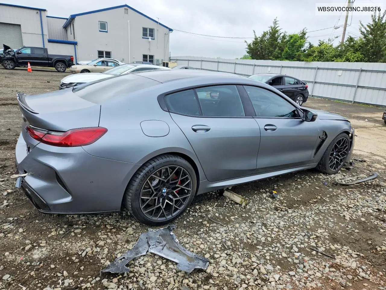 2022 BMW M8 VIN: WBSGV0C03NCJ88216 Lot: 55026116