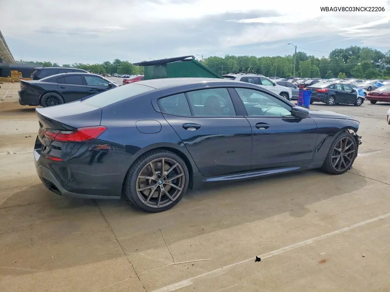 2022 BMW M850Xi VIN: WBAGV8C03NCK22206 Lot: 56970966