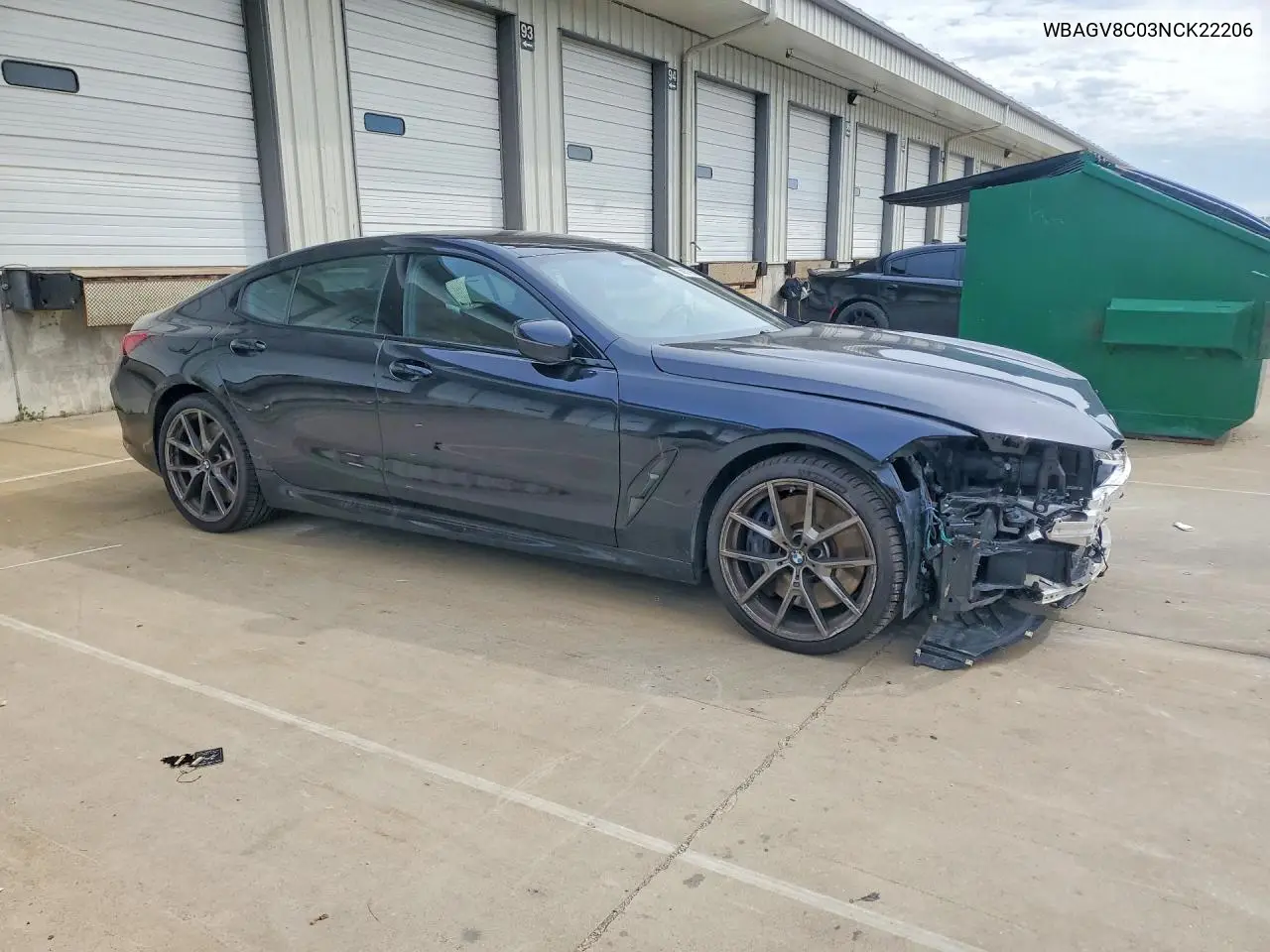 2022 BMW M850Xi VIN: WBAGV8C03NCK22206 Lot: 56970966