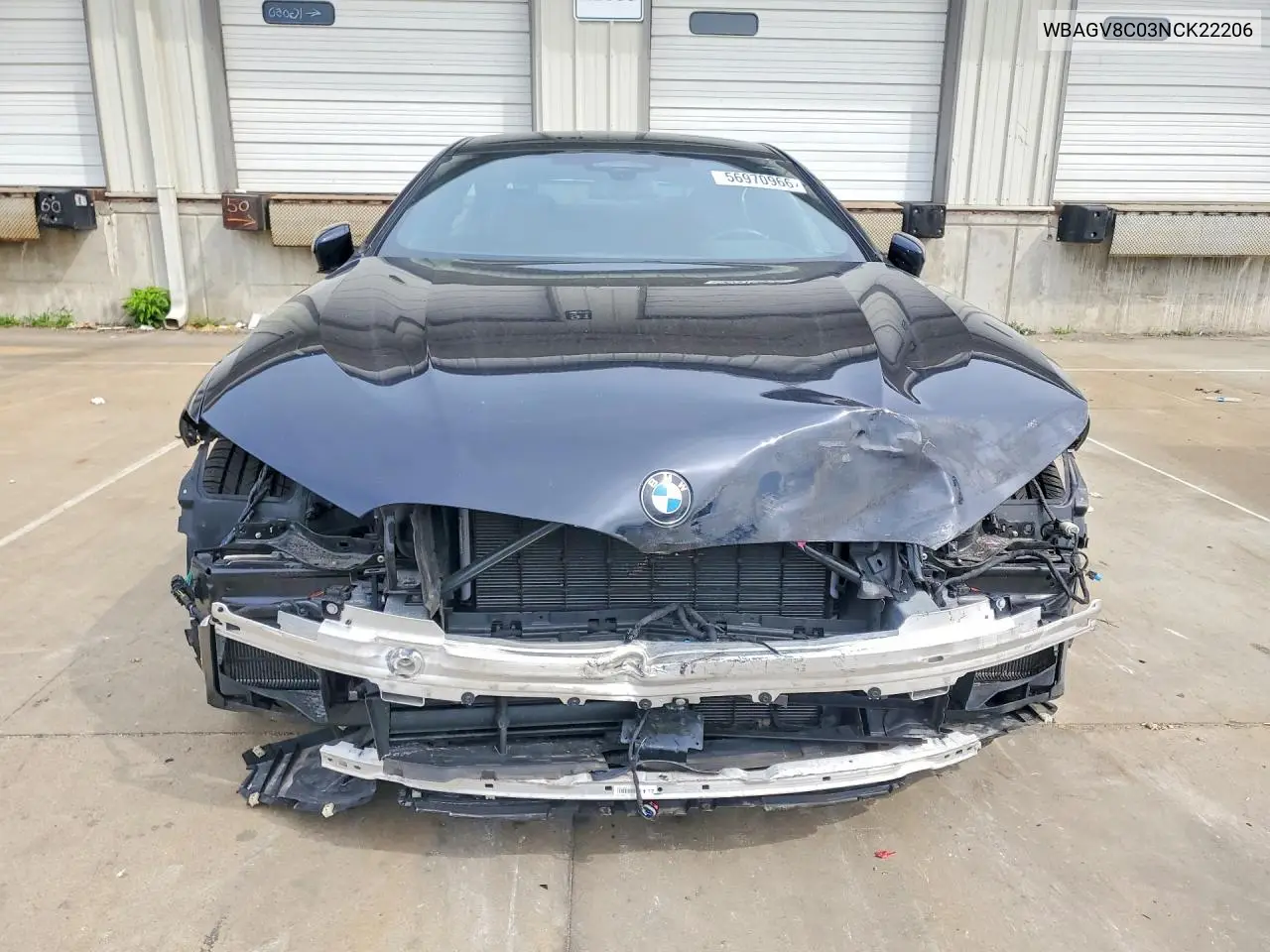 2022 BMW M850Xi VIN: WBAGV8C03NCK22206 Lot: 56970966