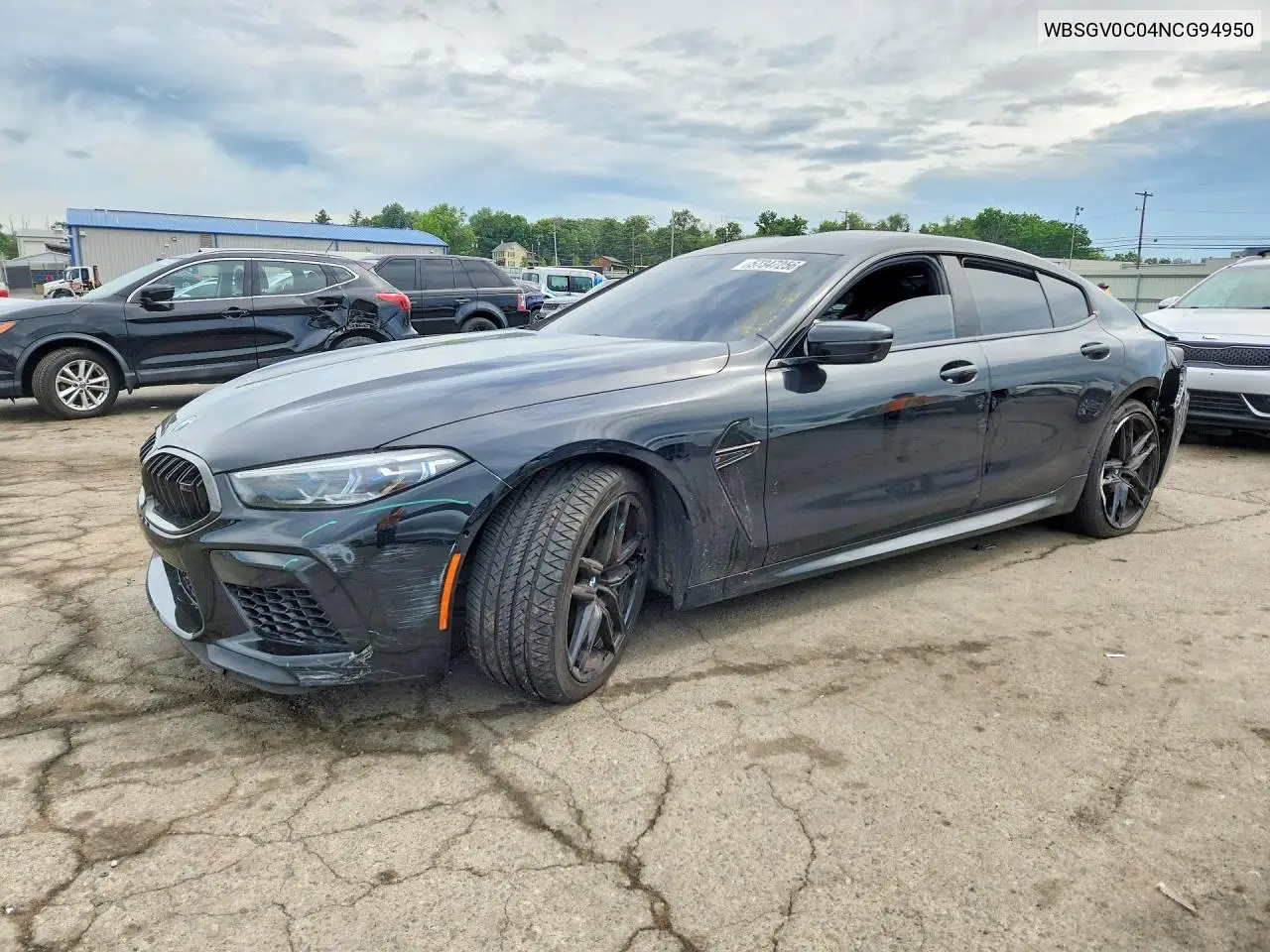 2022 BMW M8 VIN: WBSGV0C04NCG94950 Lot: 57347256