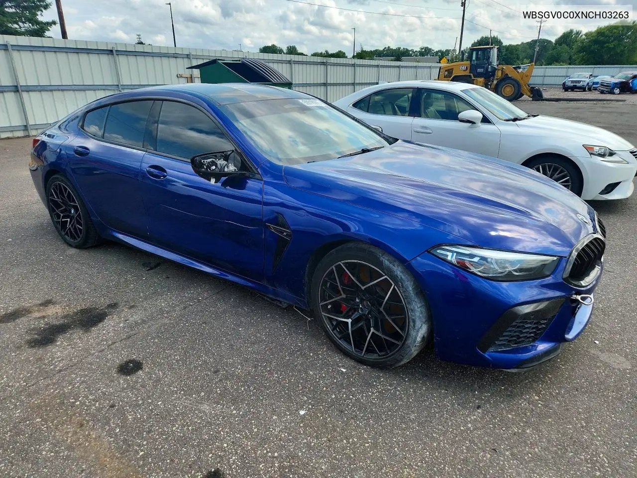 2022 BMW M8 VIN: WBSGV0C0XNCH03263 Lot: 59318586