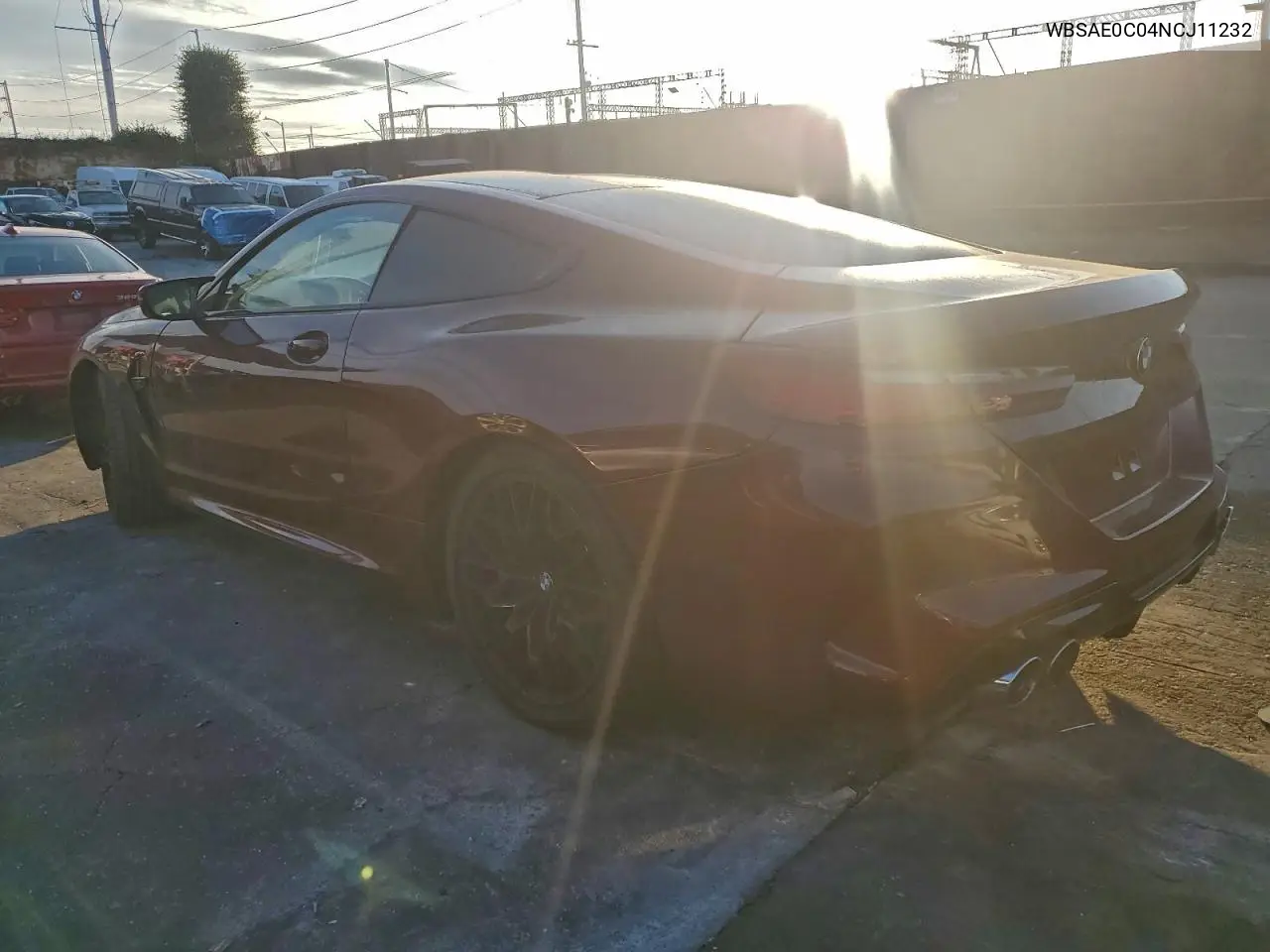 2022 BMW M8 VIN: WBSAE0C04NCJ11232 Lot: 75202435