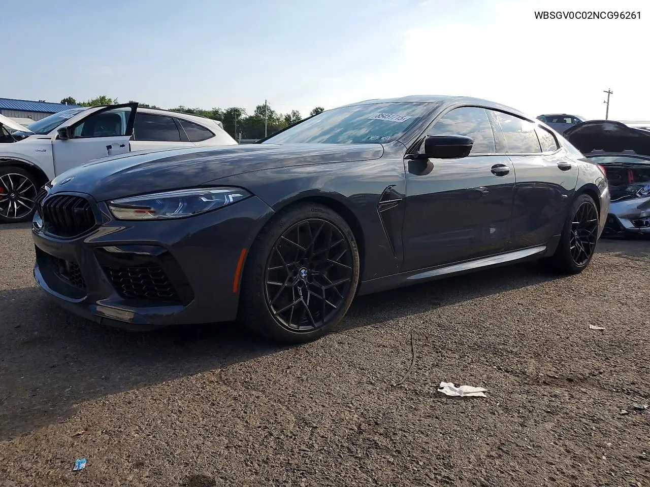 2022 BMW M8 VIN: WBSGV0C02NCG96261 Lot: 85451715