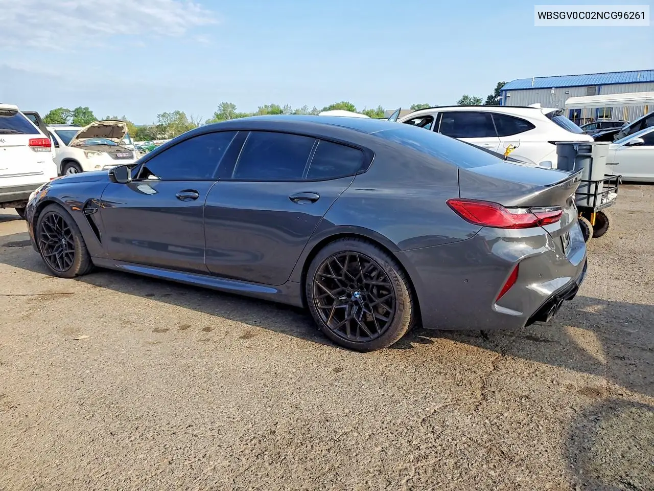 2022 BMW M8 VIN: WBSGV0C02NCG96261 Lot: 85451715