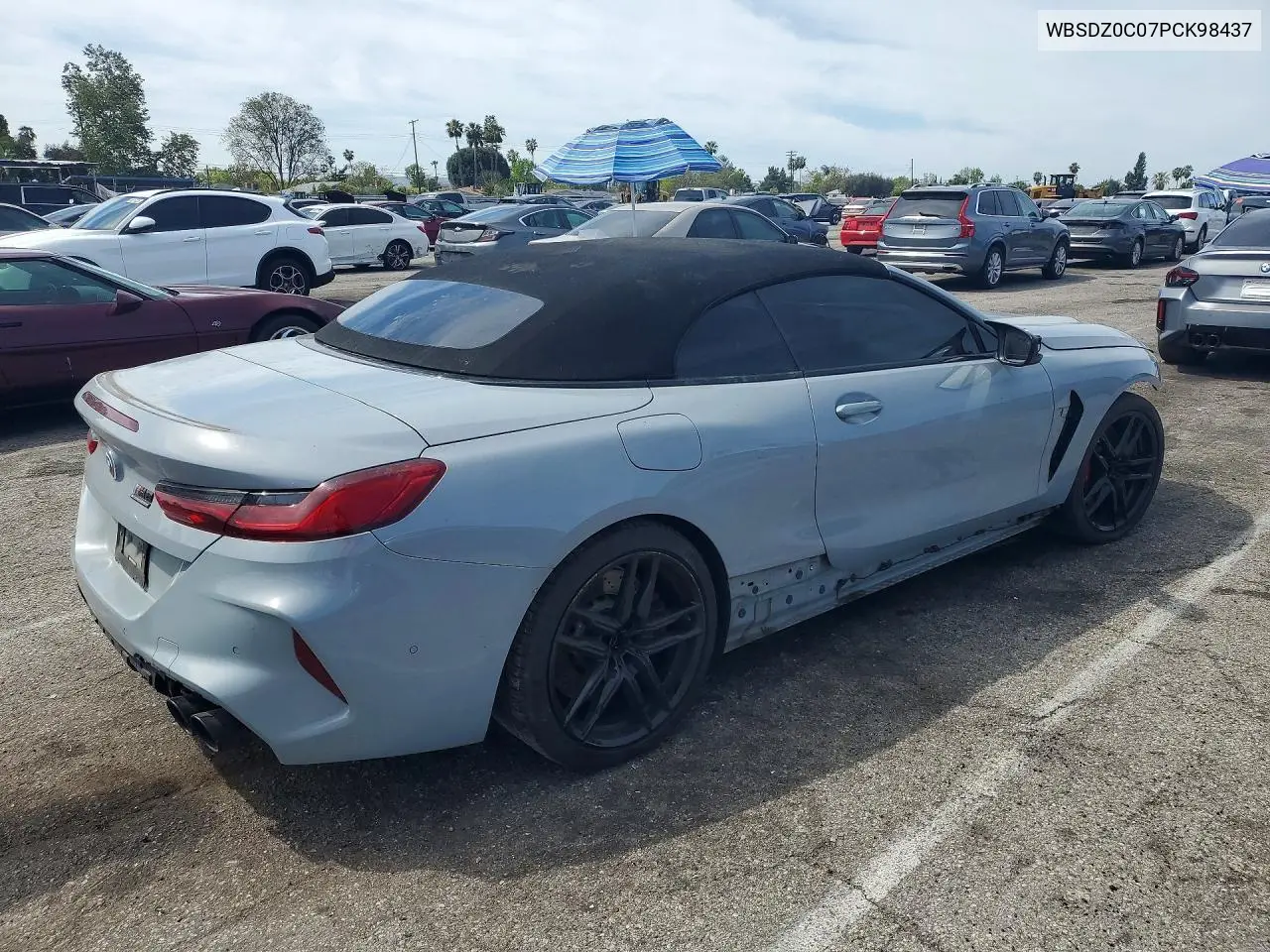 2023 BMW M8 VIN: WBSDZ0C07PCK98437 Lot: 47807656