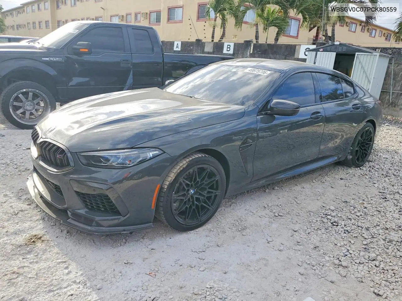 2023 BMW M8 VIN: WBSGV0C07PCK80559 Lot: 49975706