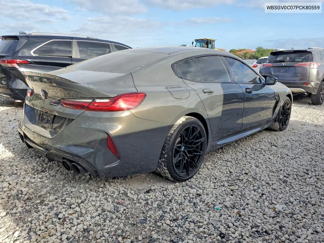 2023 BMW M8 VIN: WBSGV0C07PCK80559 Lot: 49975706