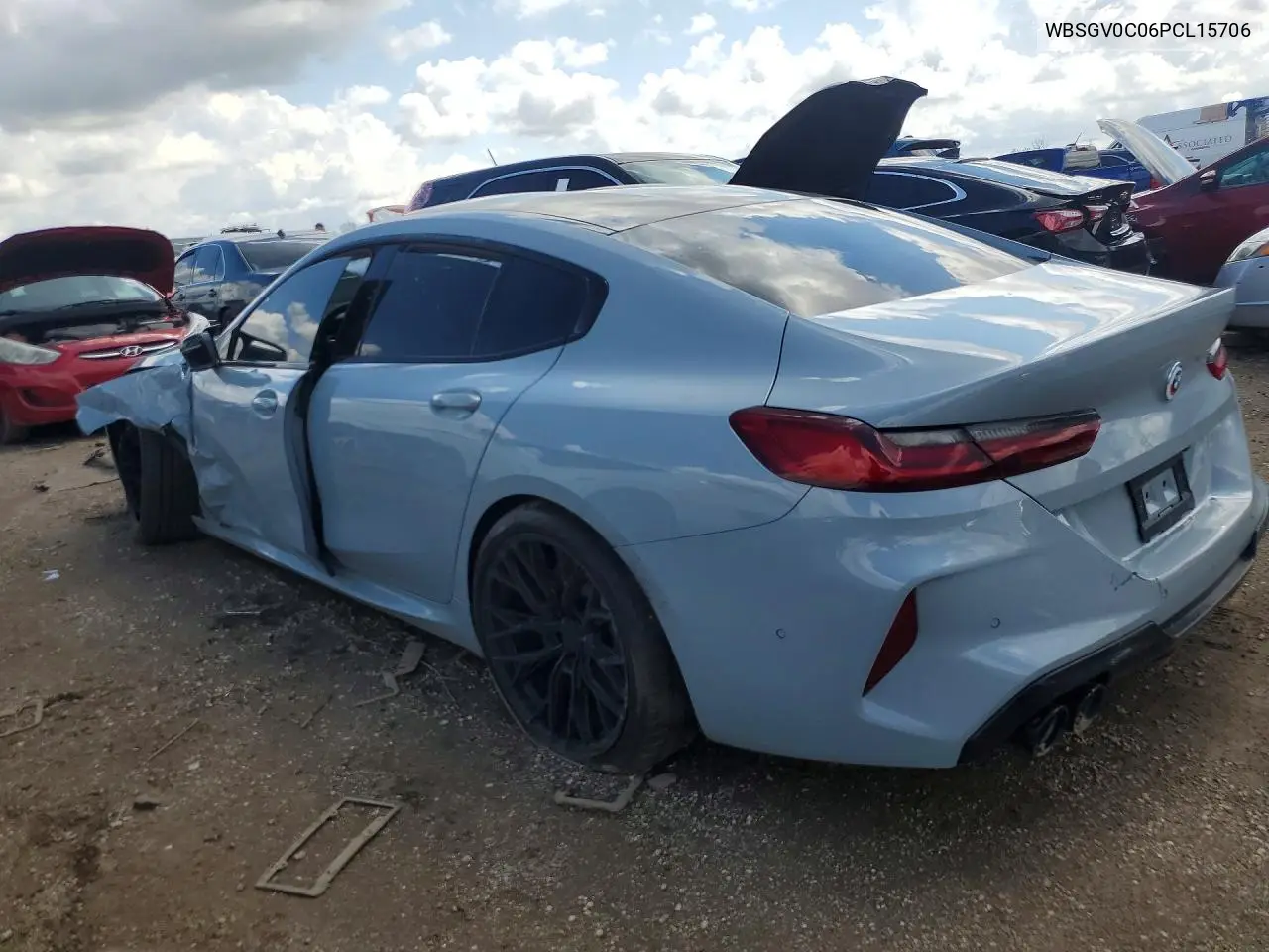 2023 BMW M8 VIN: WBSGV0C06PCL15706 Lot: 50054956