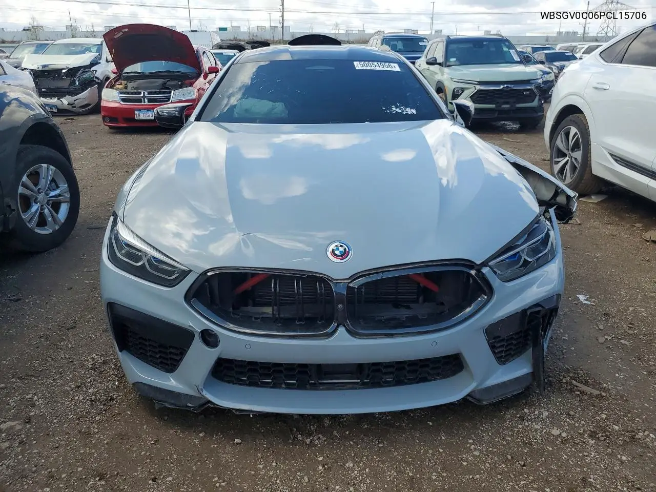 2023 BMW M8 VIN: WBSGV0C06PCL15706 Lot: 50054956