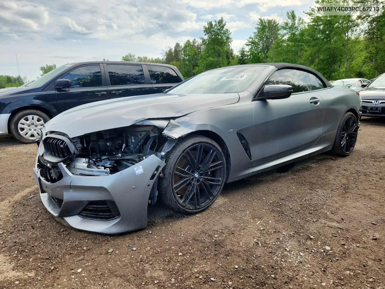 2023 BMW M850Xi VIN: WBAFY4C03PCL67213 Lot: 56991426