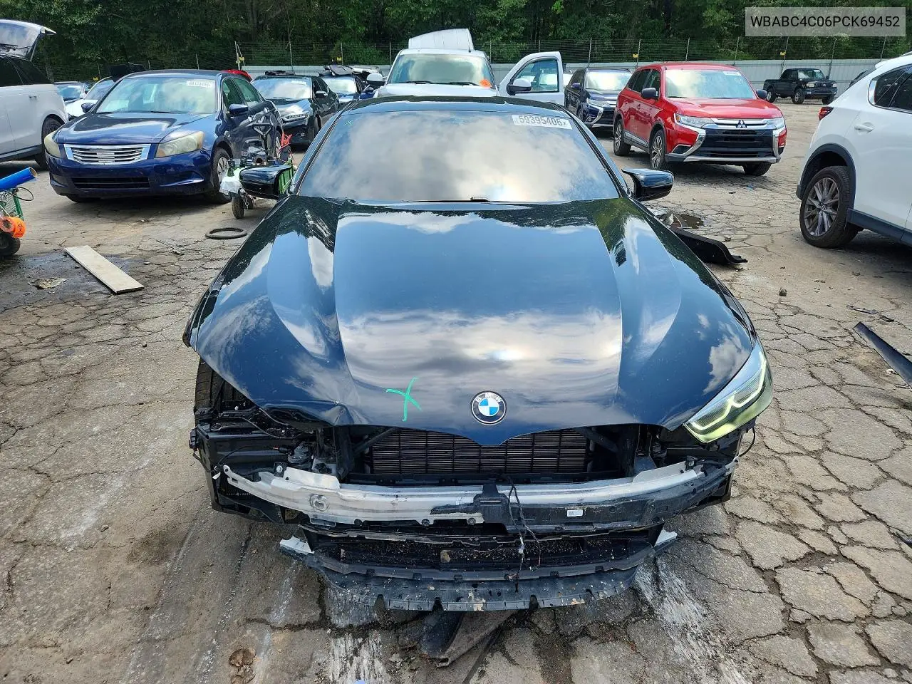 2023 BMW M850Xi VIN: WBABC4C06PCK69452 Lot: 59395406
