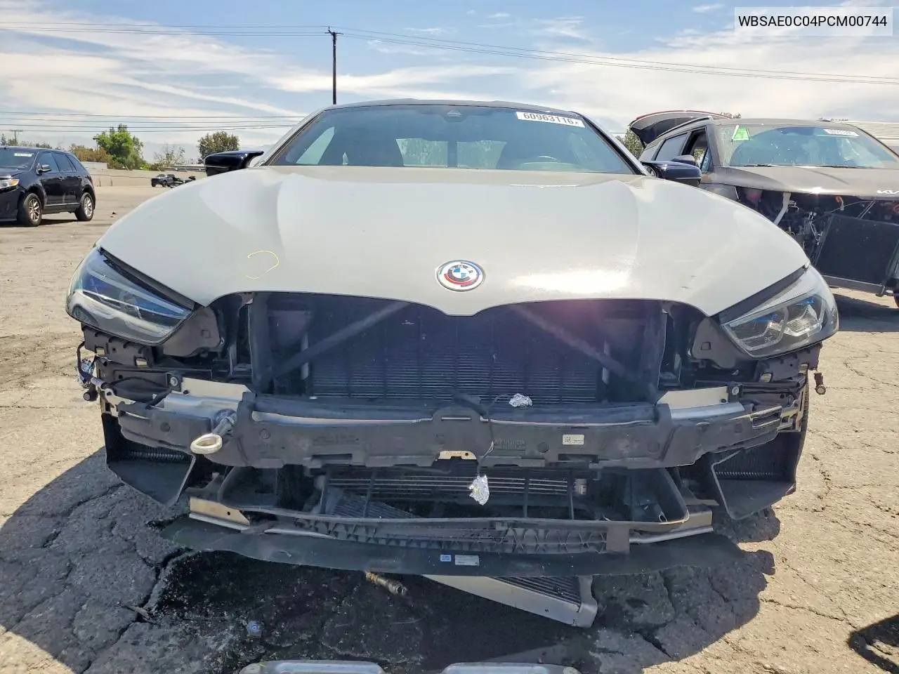 2023 BMW M8 VIN: WBSAE0C04PCM00744 Lot: 60963116