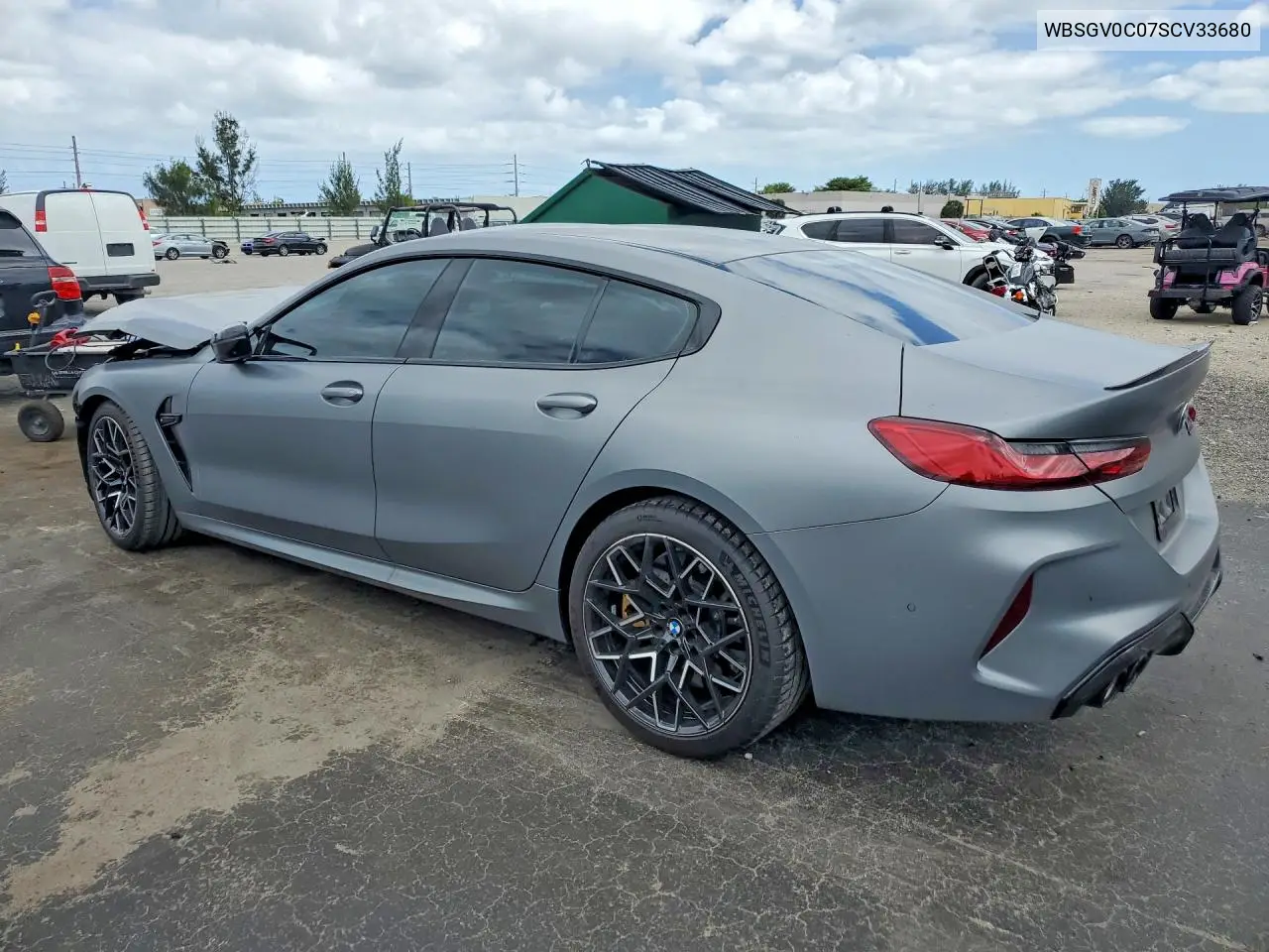 2025 BMW M8 VIN: WBSGV0C07SCV33680 Lot: 49428726